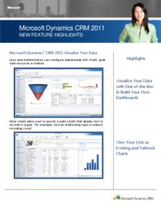 Microsoft Dynamics CRM 2011 NEW FEATURE HIGHLIGHTS