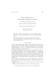 445  Documenta Math. Some Consequences of the Karpenko-Merkurjev Theorem