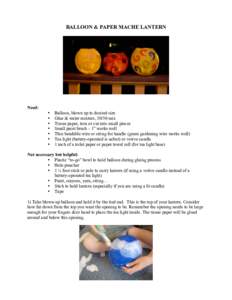 Microsoft Word - Lantern - Balloons and Paper Mache 2013.doc