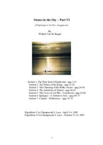 Stones in the Sky – Part VI A Pilgrimage to Vat Phu - Lingaparvata By Willard Van De Bogart