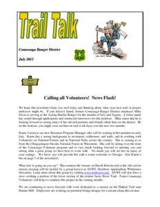 Conasauga Ranger District July 2012 News Flash!