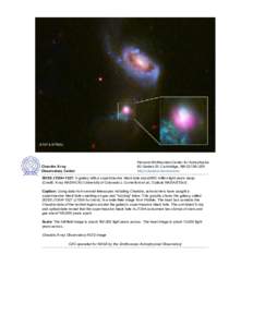 Chandra :: Photo Album :: SDSS J1354+1327 :: SDSS J1354+1327 Handout