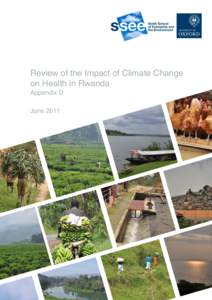 Review of the Impact of Climate Change on Health in Rwanda Appendix D June 2011  Acknowledgments