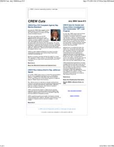 CREW Cuts: July 2008/Issue #15