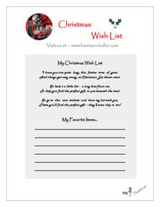 Microsoft Word - christmas_wish_list.doc