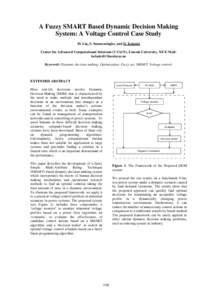 A Fuzzy SMART Based Dynamic Decision Making System: A Voltage Control Case Study