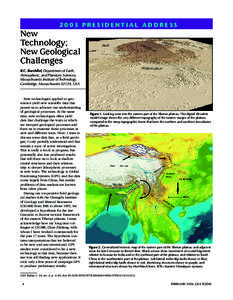 2003 PRESIDENTIAL ADDRESS  New Technology; New Geological Challenges