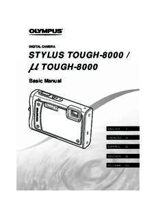 DIGITAL CAMERA  STYLUS TOUGH[removed]TOUGH-8000  μ