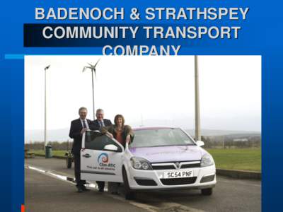 BADENOCH & STRATHSPEY COMMUNITY TRANSPORT COMPANY Area Map