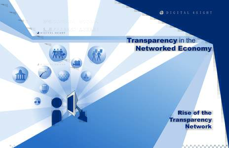 Transparency in the Networked Economy Rise of the Transparency Network
