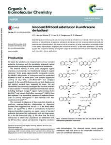 Organic & Biomolecular Chemistry View Article Online Published on 23 FebruaryDownloaded by Johns Hopkins University on:08:06.