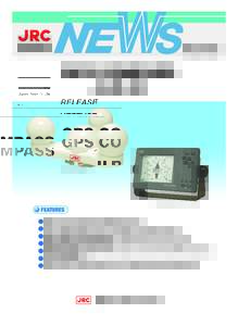 JLR-20(英)_出力 :01 ページ 1  GPS COMPASS JLR-20  Sensor unit NNN-20
