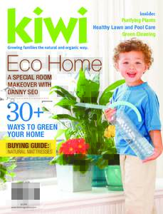 inside:  Purifying Plants Healthy Lawn and Pool Care Green Cleaning