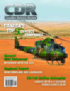 C anadian Defence Review  General Walt Natynczyk  INTERVIEW WITH THE CDS