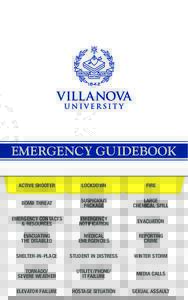 Emergency Guidebook ACTIVE SHOOTER LOCKDOWN  Fire