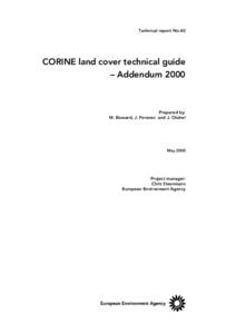 Technical report No 40  CORINE land cover technical guide – AddendumPrepared by: