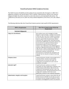 Microsoft Word - Enable Networks HIPAA Compliance draft v1.doc