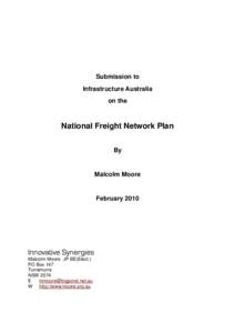 National Freight Network Plan