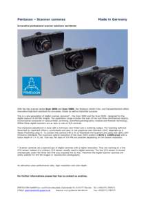 Pentacon – Scanner cameras  Made in Germany Innovative professional scanner solutions worldwide