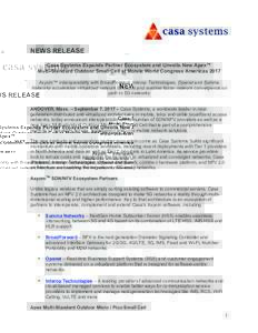 Microsoft Word - Casa_MWC Americas_Press Release D5 9.7.17_FINAL.docx