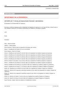 Diari Oficial de la Generalitat de Catalunya Núm2015 CVE-DOGC-A