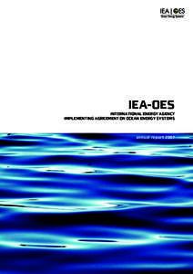 IEA-OES INTERNATIONAL ENERGY AGENCY IMPLEMENTING AGREEMENT ON OCEAN ENERGY SYSTEMS annual report 2007