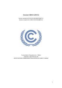 United Nations Framework Convention on Climate Change / Climate change / Land use /  land-use change and forestry / Kyoto Protocol / Environment / Carbon finance / Climate change policy