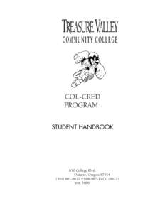 Microsoft Word - COL_CRED Student Handbook
