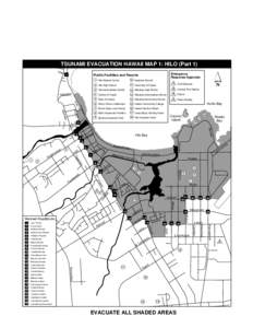 TSUNAMI EVACUATION HAWAII MAP 1: HILO (Part 1) Hao Emergency Response Agencies