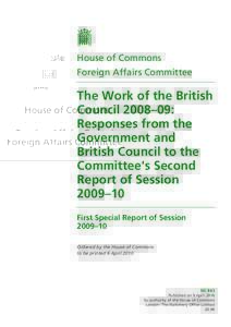 Foreign and Commonwealth Office / British Council / Government of the United Kingdom / English language / Government