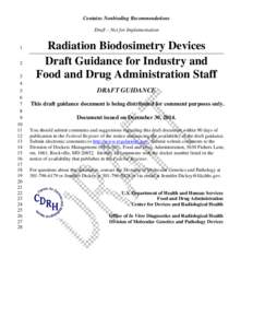 Microsoft Word - Guidance (Draft) - Biodosimetry (v7 clean[removed]docx