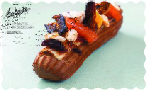 ECLAIR DIARIES BARCELONA ECLAIR RECIPE COURTESY OF JOHNNY IUZZINI, 2015  A NEWLY APPOINTED LM100