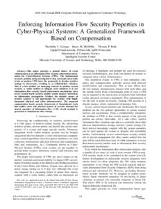 Security / Computing / Law enforcement / Prevention / Symbol / Cyber-physical system / Computer security / Information flow