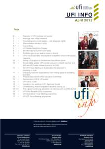 UFI INFO April 2012 Page 2 3 4
