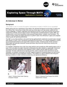 Exploring Space Through Math - Student Edition
