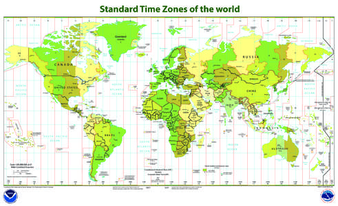Standard Time Zones of the world[removed]