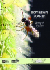 SOYBEAN APHID Research Update  Your soybean checkoff.
