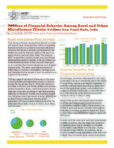 Executive Summary  Patterns of Financial Behavior Among Rural and Urban Microfinance Clients: Evidence from Tamil Nadu, India  by Lakshmi Kumar and Jyoti Prasad Mukhopadhyay