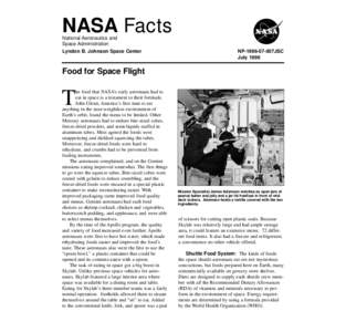 NASA Facts National Aeronautics and Space Administration Lyndon B. Johnson Space Center  NP[removed]007JSC