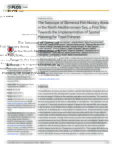 The Seascape of Demersal Fish Nursery Areas in the North Mediterranean Sea, a First Step Towards the Implementation of Spatial Planning for Trawl Fisheries