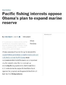 The Western Pacific Regional Fishery Management Council--composed of fishing industry representatives as well as some state and federal officials--helps establish fishing policy for both commercial and recreational oper