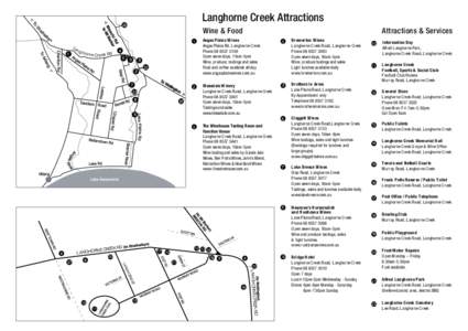 Langhorne Creek Attractions  26 Wine & Food 1