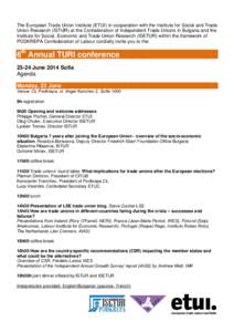 Microsoft Word - draft agenda TURI conference Sofia 2014.docx