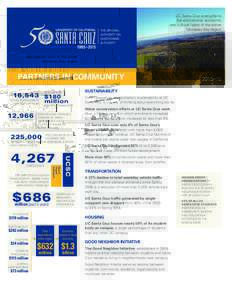 THE ORIGINAL  UC Santa Cruz strengthens the educational, economic, and cultural fabric of the entire Monterey Bay region