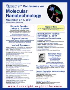 ®  9th Conference on Molecular Nanotechnology