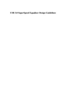 Microsoft Word - USB Superspeed Equalizer Design Guidelinesdoc