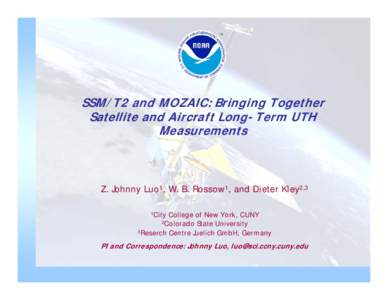 International Satellite Cloud Climatology Project / Spaceflight / Advanced Microwave Sounding Unit / Earth / Meteorology