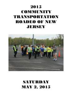 2015 COMMUNITY TRANSPORTATION ROADEO OF NEW JERSEY