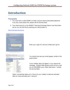 Microsoft Word - Outlook 2007 for Exchange - SOE (revised).docx