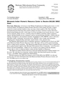 Microsoft Word[removed]Minnesota Indian Women MIWRC PR.doc